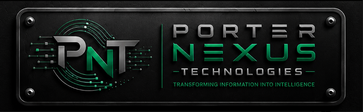 Porter Nexus Technologies business card design